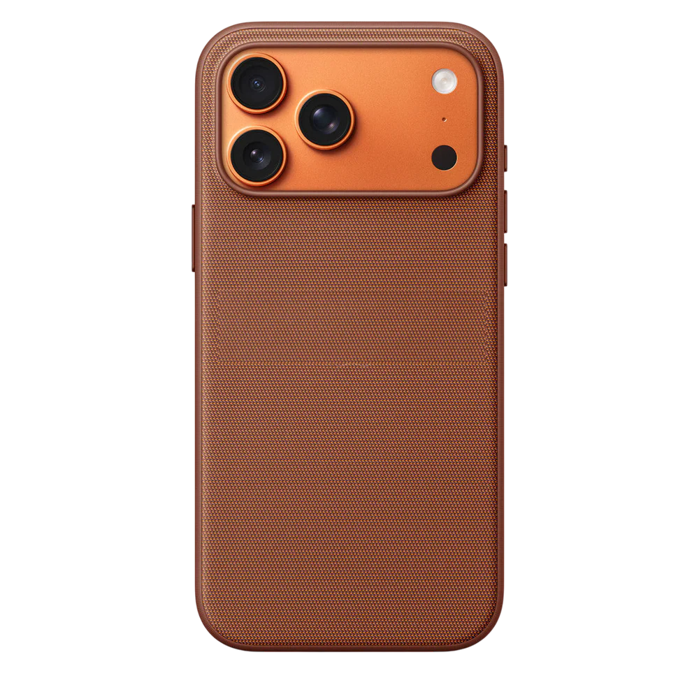 ARMORA TechWoven MagSafe case for iPhone 17 Pro Max in Orange