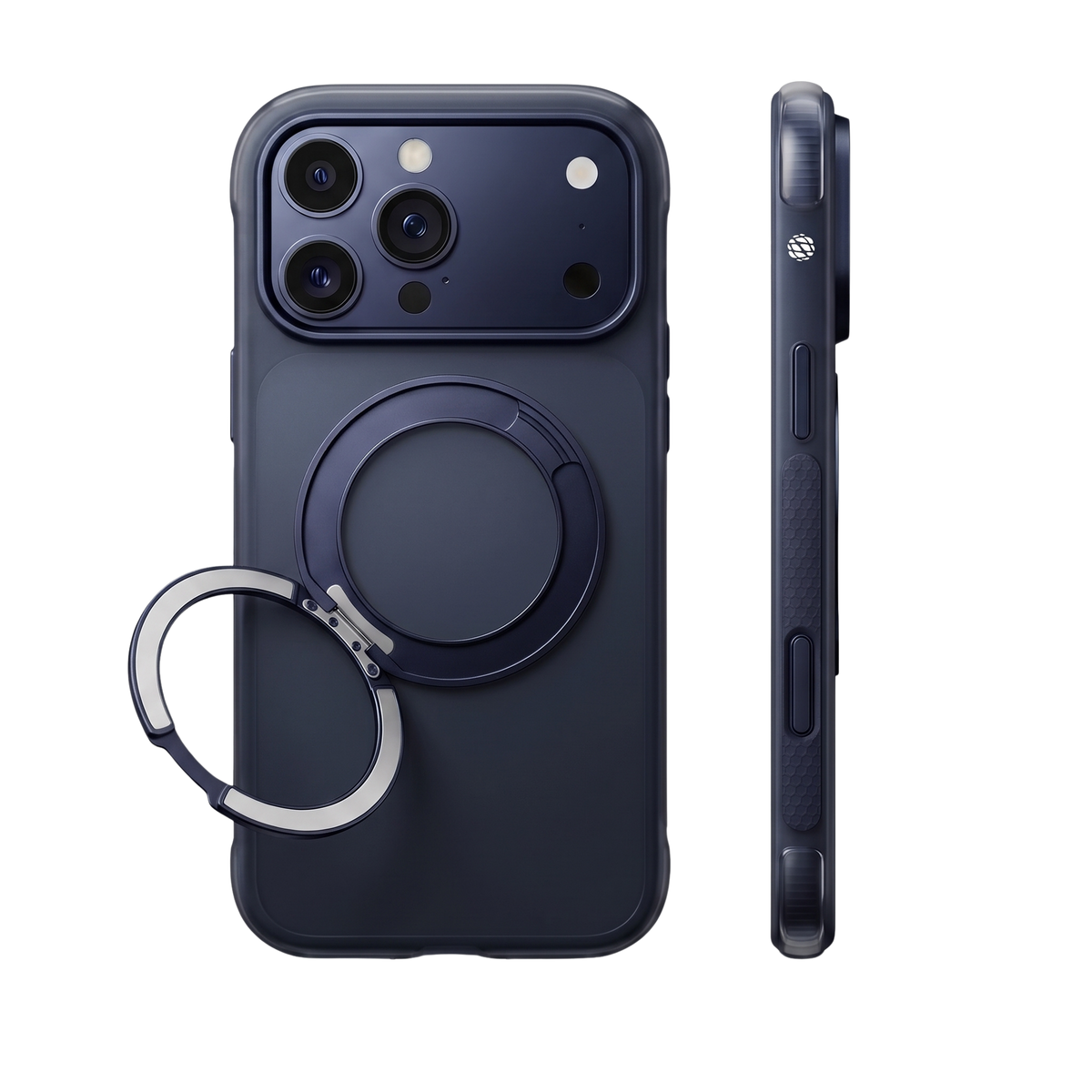 ARMORA O-Air air cushion case for iPhone 18 Pro Max and 17 Pro Max in Blue