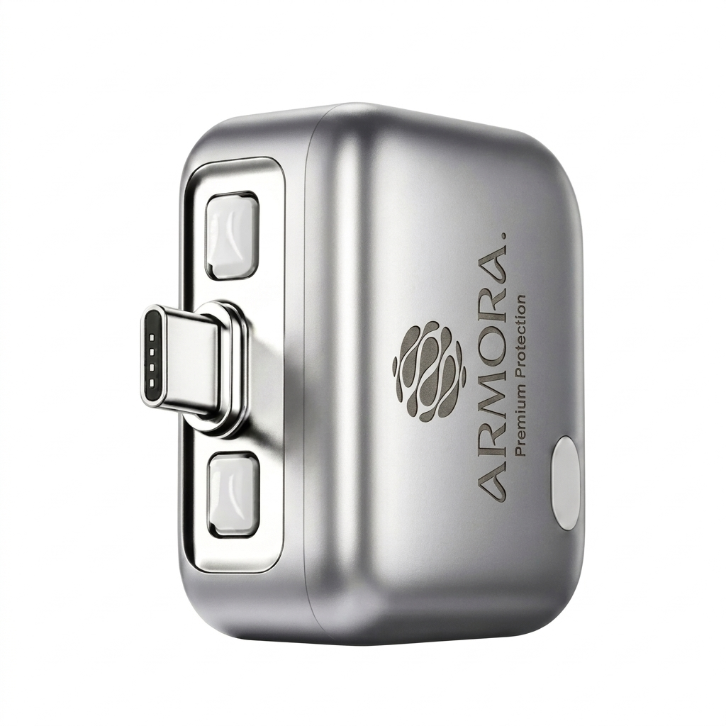 ARMORA 140W USB-C charger with AI smart auto-disconnect for iPhone and MacBook