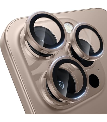 ARMORA camera lens protector aluminium ring detail