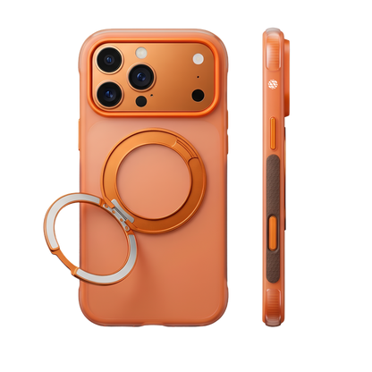ARMORA O-Air air cushion case for iPhone 18 Pro Max and 17 Pro Max in Orange